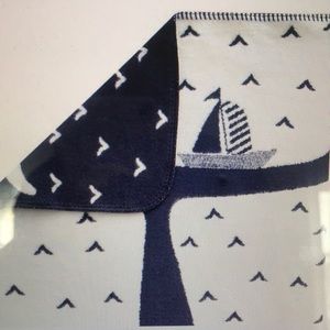 Pottery Barn Baby Blanket “fuzzy whale”